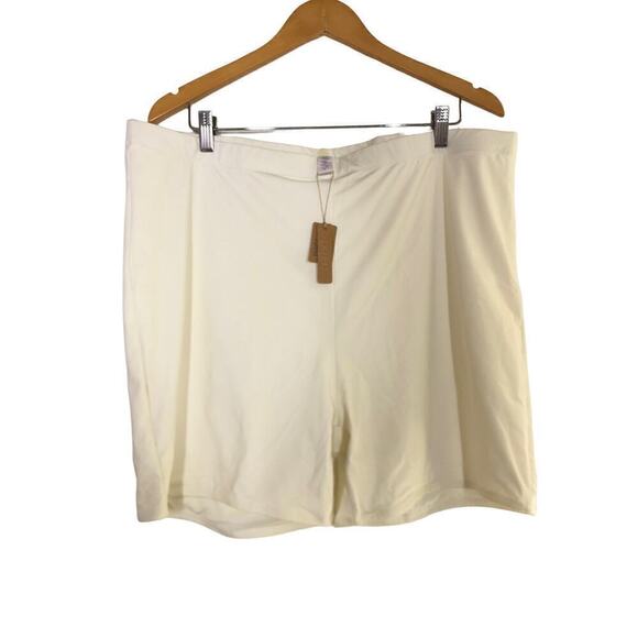 SKIMS Signature Swim Shorts Mid Waist Marble White NWT Size 4X - Picture 5 of 10